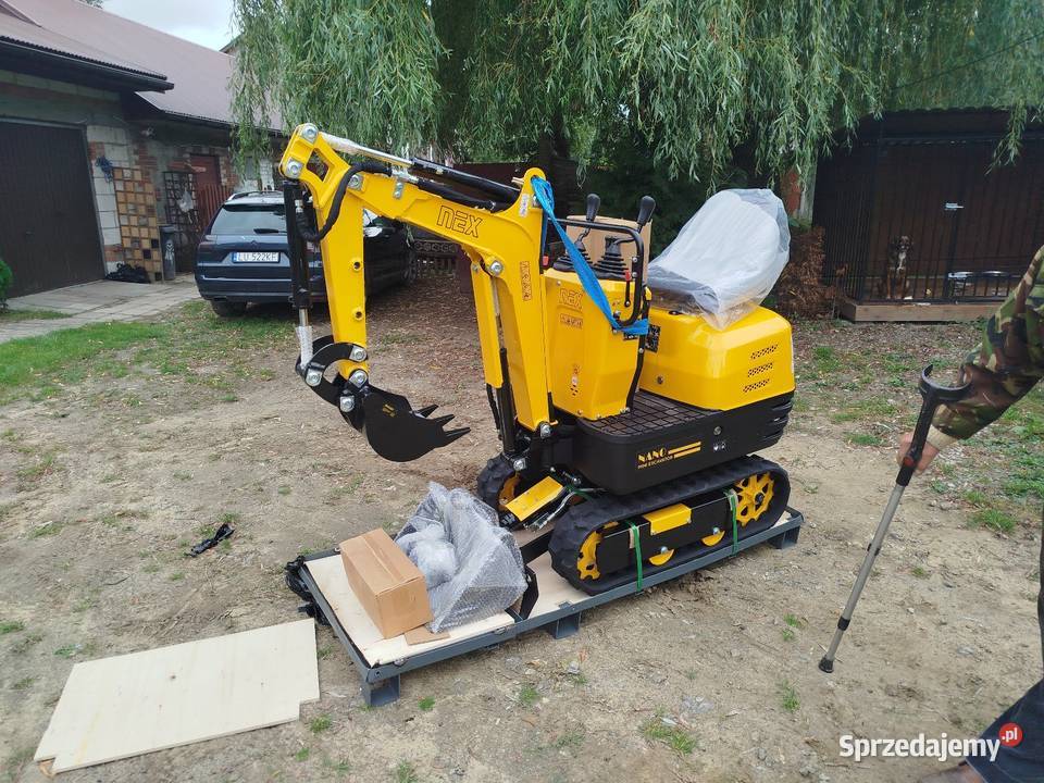 Minikoparka Nex Nano Zestaw 2x łyżkiząb lubelskie Zamość