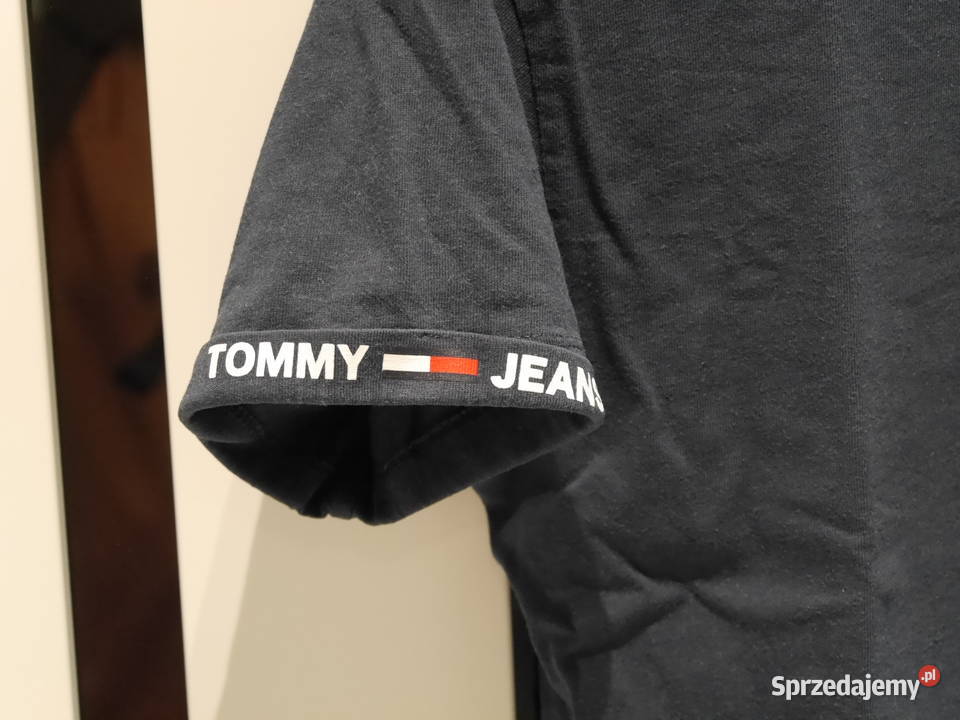 Tommy Hilfiger świetna krótsza koszulka logo 34 Bez wzoru Wrocław