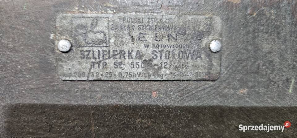 Szlifierka stołowa Elna 075kw 230v Gdynia