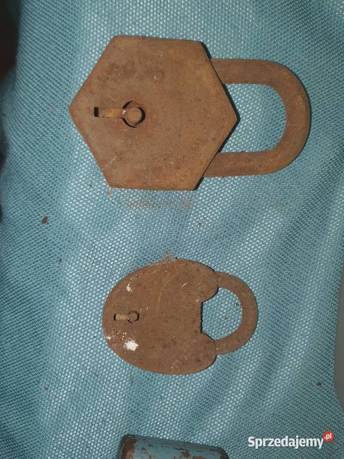 Kłódki stare przedwojenne vintage