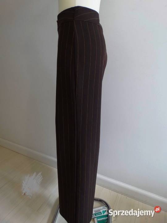 Spodnie Wide Leg Szerokie Nogawki Modny Łomża