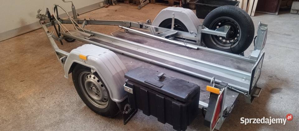 Przyczepka do transportu jednego motocykla 560kg Węgrów