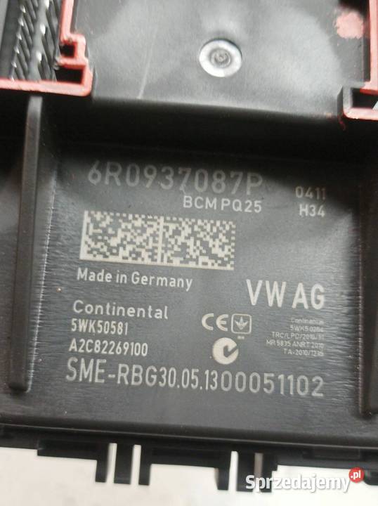 MODUŁ KOMFORTU 6R0937087P BCM PQ25 Seat Ibiza IV świętokrzyskie