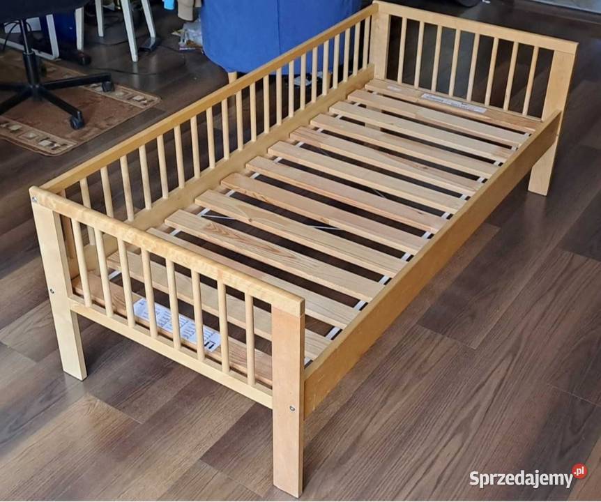 Łóżko dziecięce drewniane Ikea GULLIVER 160x70 dolnośląskie Wrocław sprzedam
