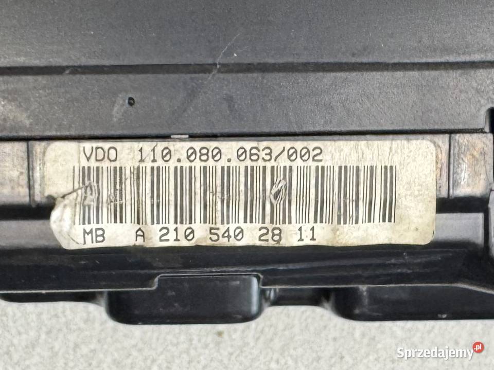 LICZNIK ZEGARY MERSEDES BENZ E W210 22L CDI