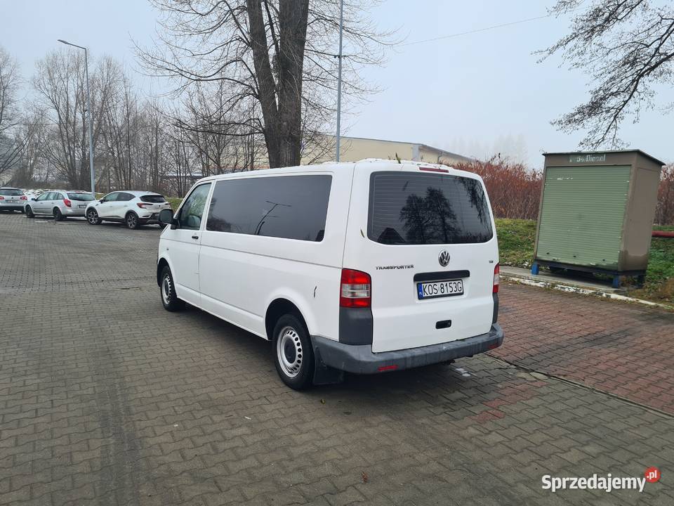 Transporter T5 LIFT LONGDŁUGI 9 Osobowy Sprawna Volkswagen Bujaków