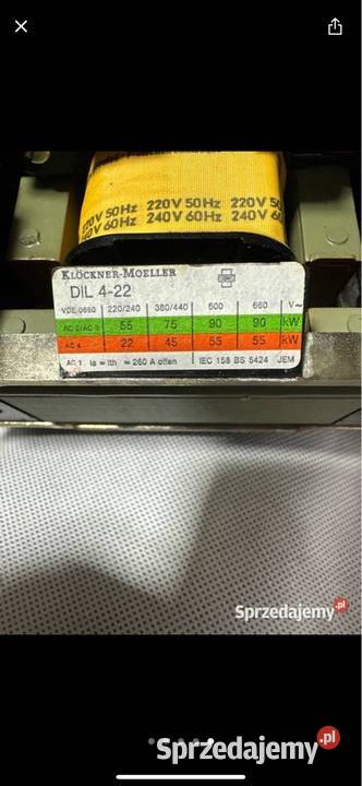 Stycznik DIL 422 cewka 230V Gliwice