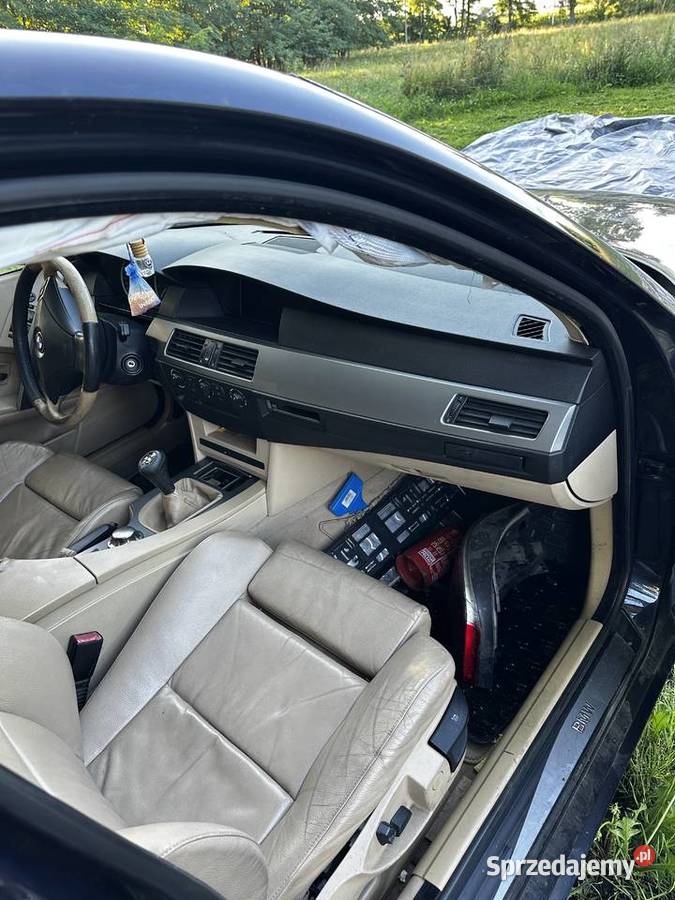 BMW E60 30 wypadkowa Lubień Kujawski