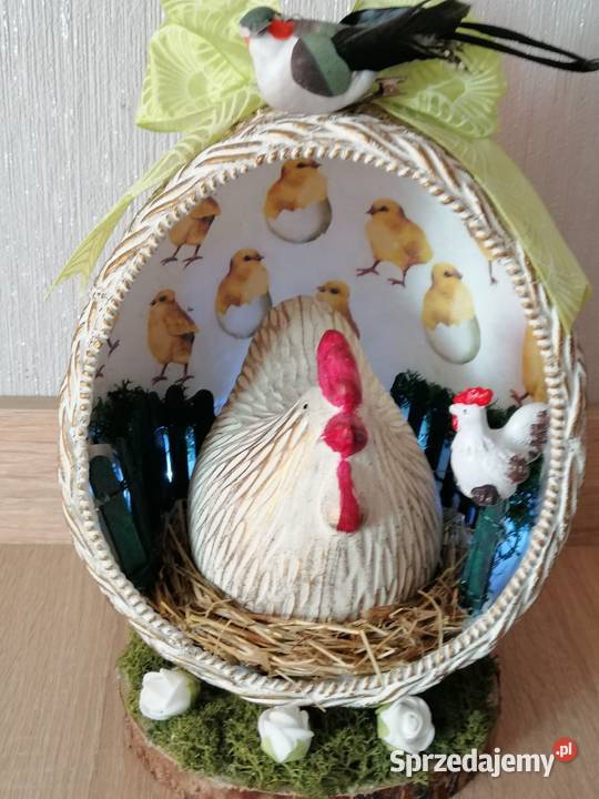 Stroik świąteczny wielkanocny Ozdoby wielkanocne