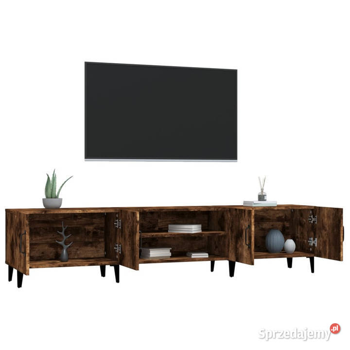 Szafka pod TV przydymiony dąb 180x315x40 Warszawa