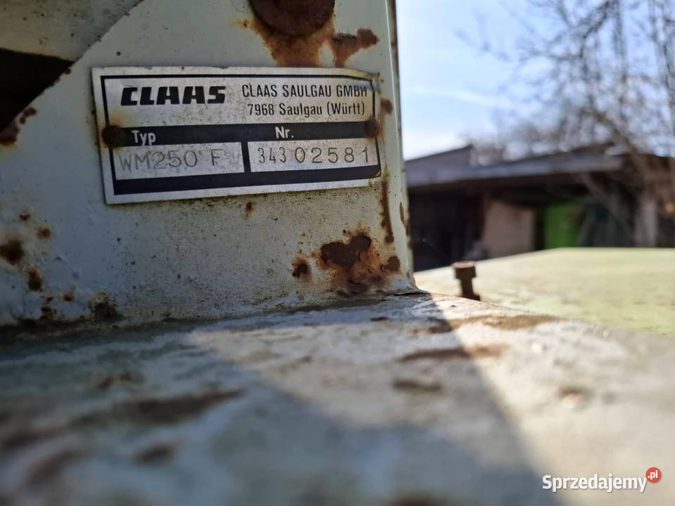 Kosiarka czołowa Claas 250 Do kosiarek Przysucha