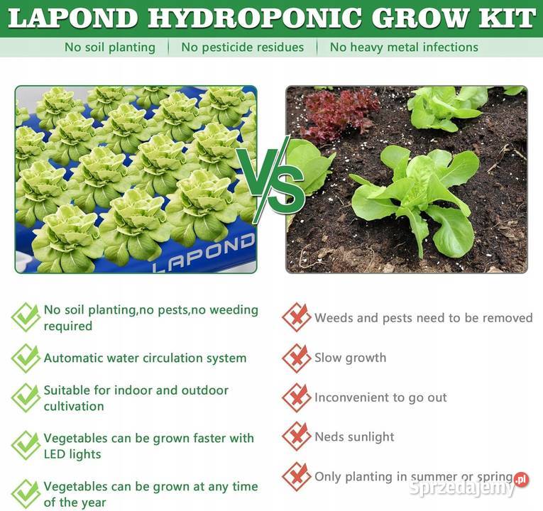 ZESTAW DO UPRAWY HYDROPONICZNEJ 108 OTWORÓW mazowieckie Myszyniec