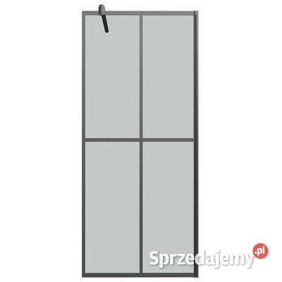 Ścianka prysznicowa 80x195 ciemne szkło