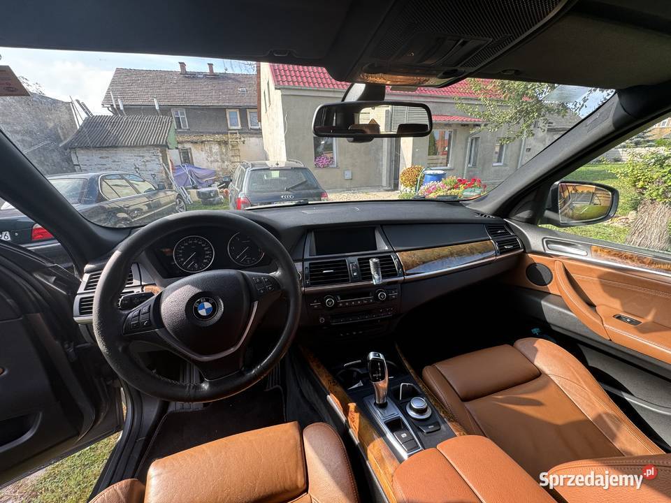 BMW X5 E70 30d xDrive 280 Sport Czarna Rok produkcji 2007 lubuskie Małomice