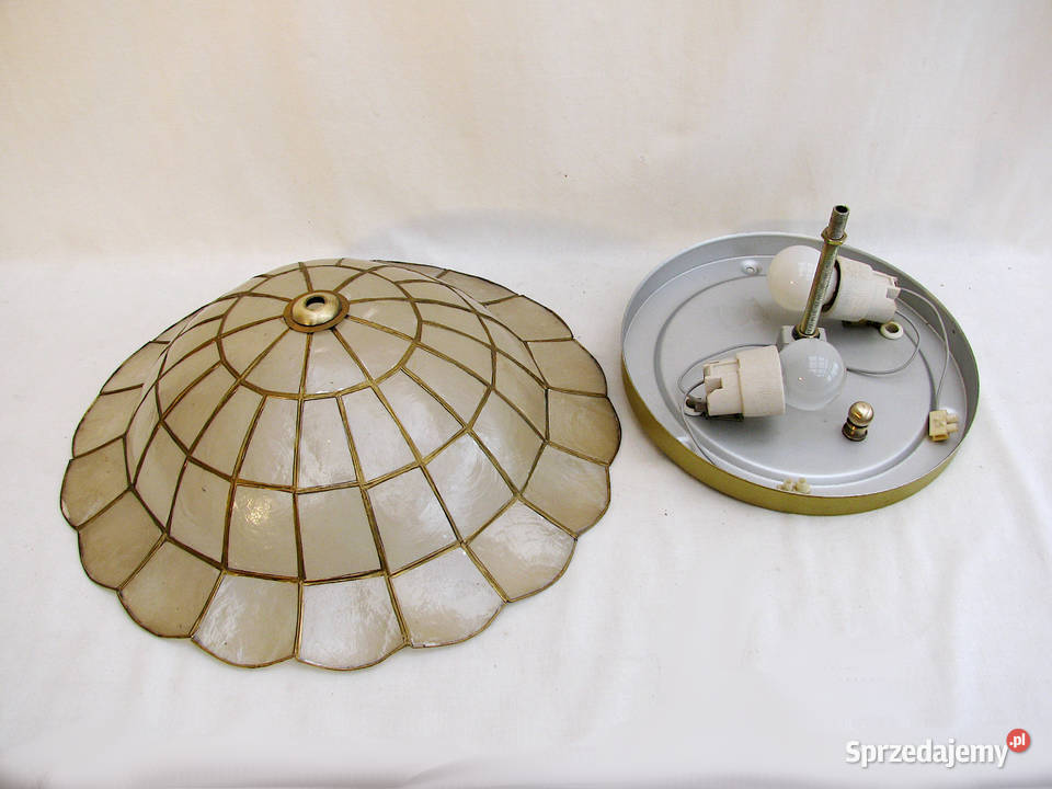 Plafon Lampa Sufitowa Kinkiet Klosz łuska Szczecinek