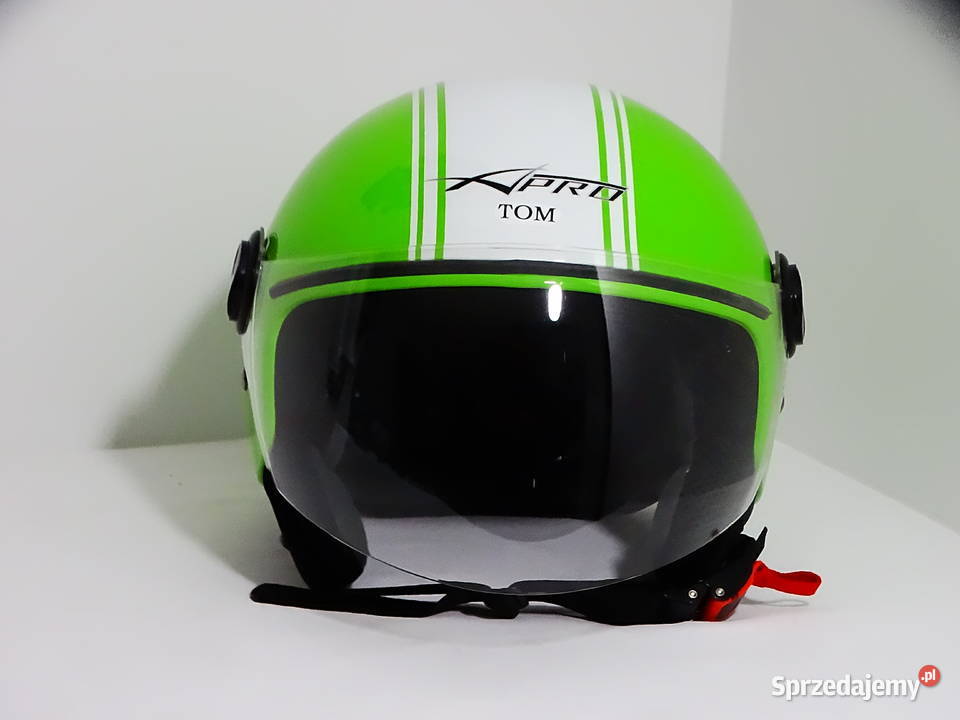 APro Otwarty Twarz Zielony kask motocyklowy L Biłgoraj