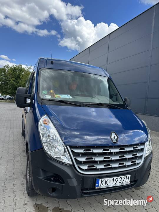 Renault master L3H2 z podestem wyładowawczym niebieski małopolskie Kraków