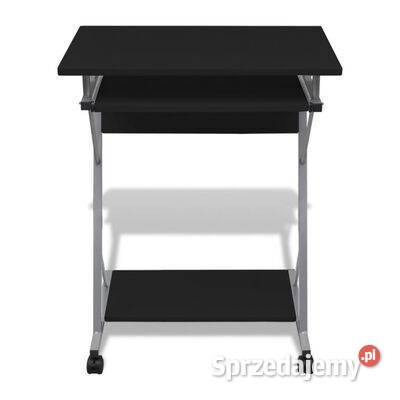 vidaXL Biurko komputerowe z ruchomą podstawką na