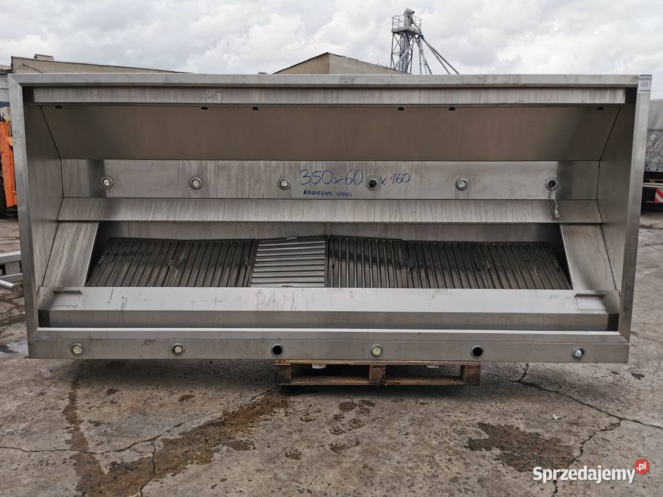 Okap centralny wywiewnonawiewny 350x60x120 Krotoszyn