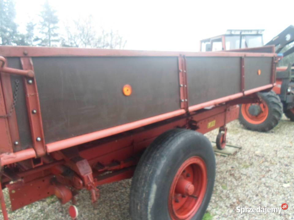 przyczepa wywrotka nieuszkodzony Przyczepy rolnicze Kolno