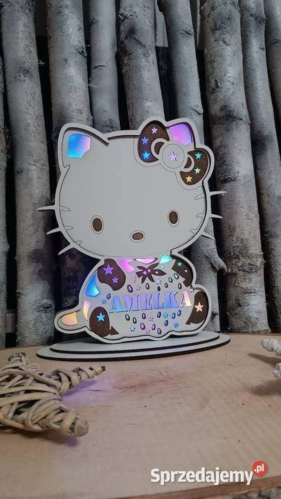 Lampka Hello Kitty Lampy stołowe i nocne warmińsko-mazurskie Łukta sprzedam