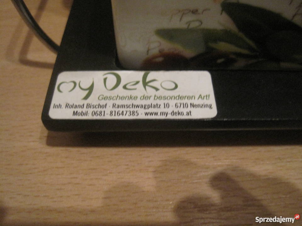 Elegancki zestaw do przypraw Oliwa Vinegar Zielona Góra