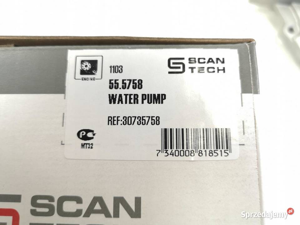 POMPA WODY VOLVO C30 S40 V50 16 0512 SCANTECH Pompy wody sprzedam