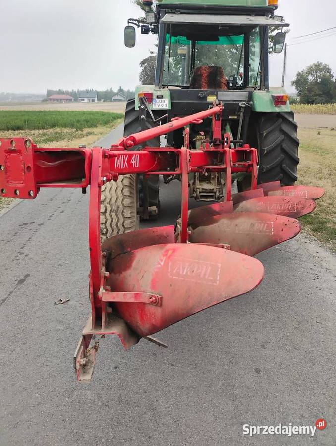 Pług zagonowy Akpil mix40 4 skibowy Bystrzyca Nowa sprzedam