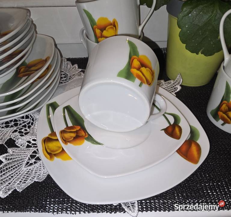 Zestaw do kawy tulipan trio Sosnowiec