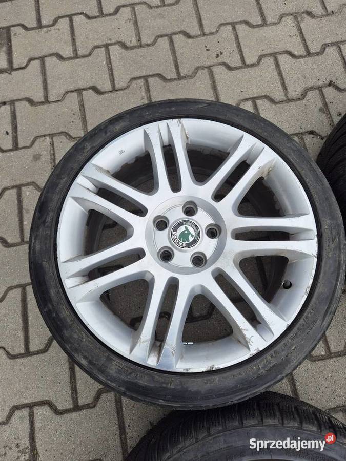 Oryginalne Felgi Skoda Superb II 18x75j 5x112 mazowieckie Sobienie-Jeziory sprzedam