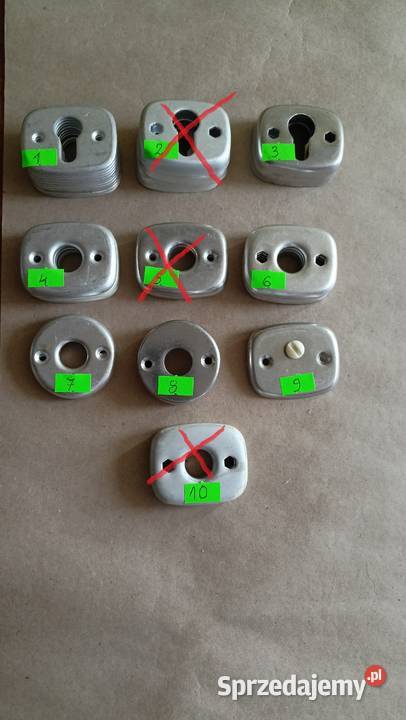 Rozeta szyld na wkładkę bębenkową na klamkę Kłodzko sprzedam