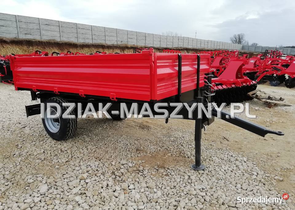 Przyczepa jednoosiowa EuroMasz 3t wywrotka 3 Radomsko sprzedam