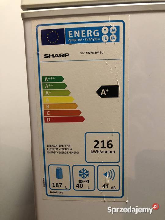 Sprzedam zestaw AGD lodówka Sharp mikrofalówka