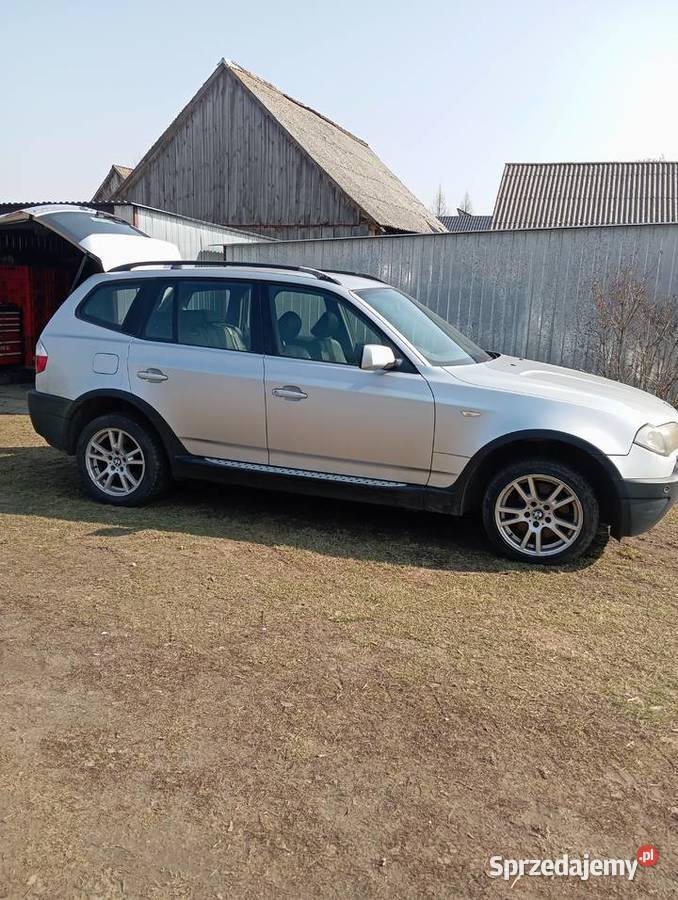 BMW X3 e83 ćwiartka przód tył dach progi maska