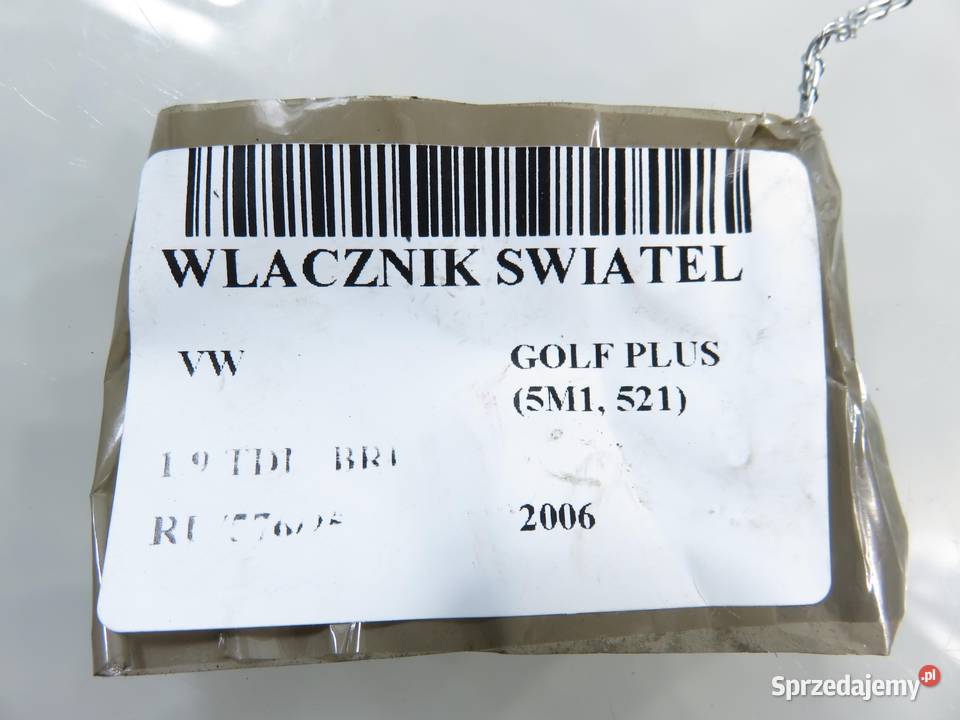 WŁĄCZNIK ŚWIATEŁ VW GOLF PLUS małopolskie