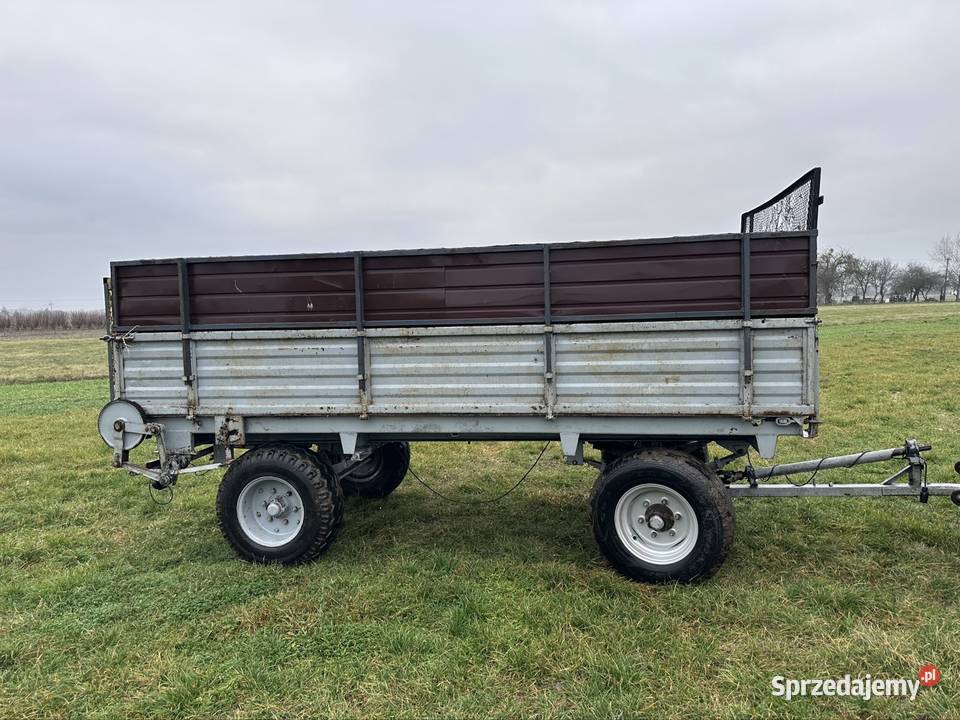 Rozrzutnik dwuosiowy dwutaśmowy przyczepa Rozrzutniki obornika Ryki sprzedam