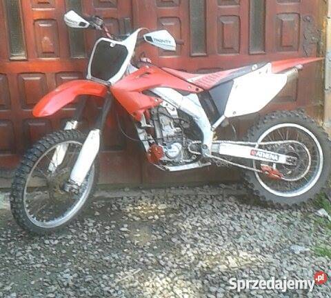 Sprzedam honda crf 450 nowy silnik 1km Krasne Potockie