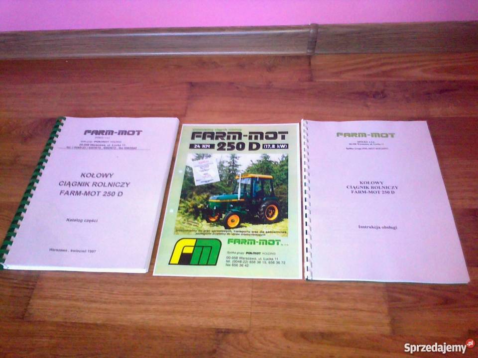 FarmMot 250D katalog części FarMot Farm Mot Far Nowa Karczma sprzedam