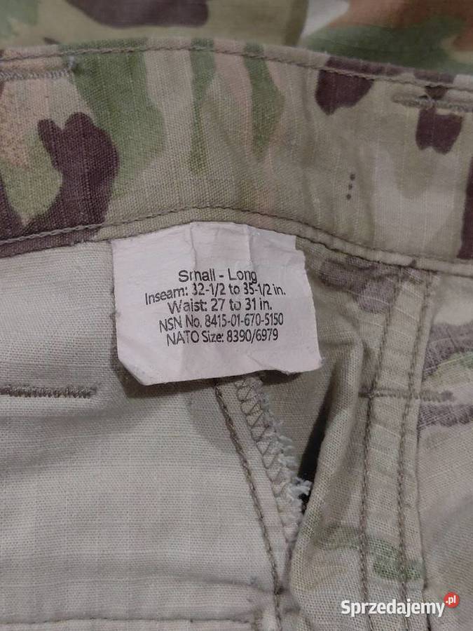 Spodnie IHWCU multicam ocp small long Wrocław sprzedam
