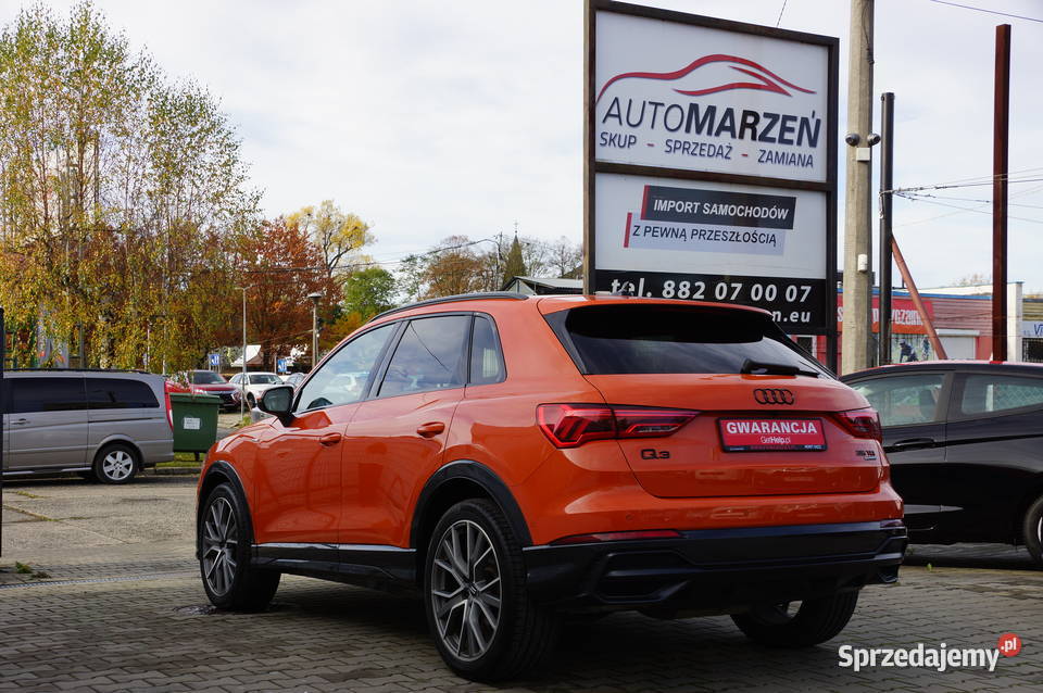 Audi Q3 20 TDI CR 4x4 SLine Navi Virtual Kamera pomarańczowy sprzedam