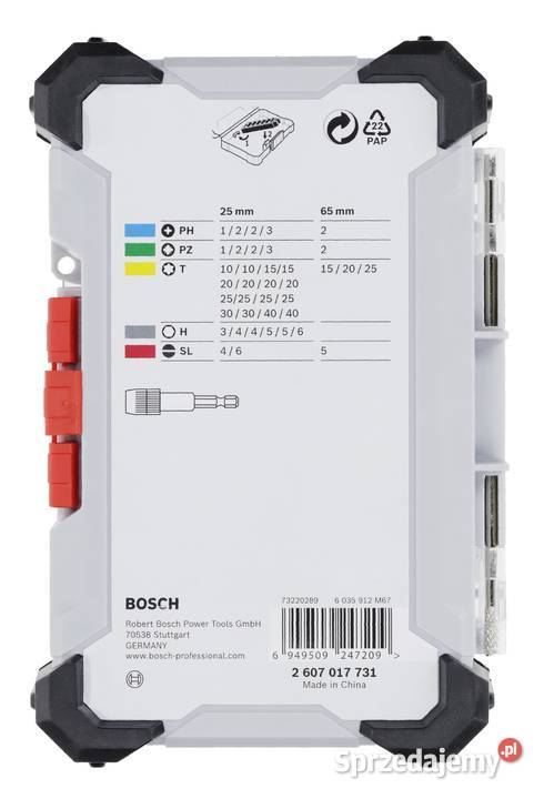 Bosch Hard zestaw bitów do wkrętarek 40częściowy Opalenica