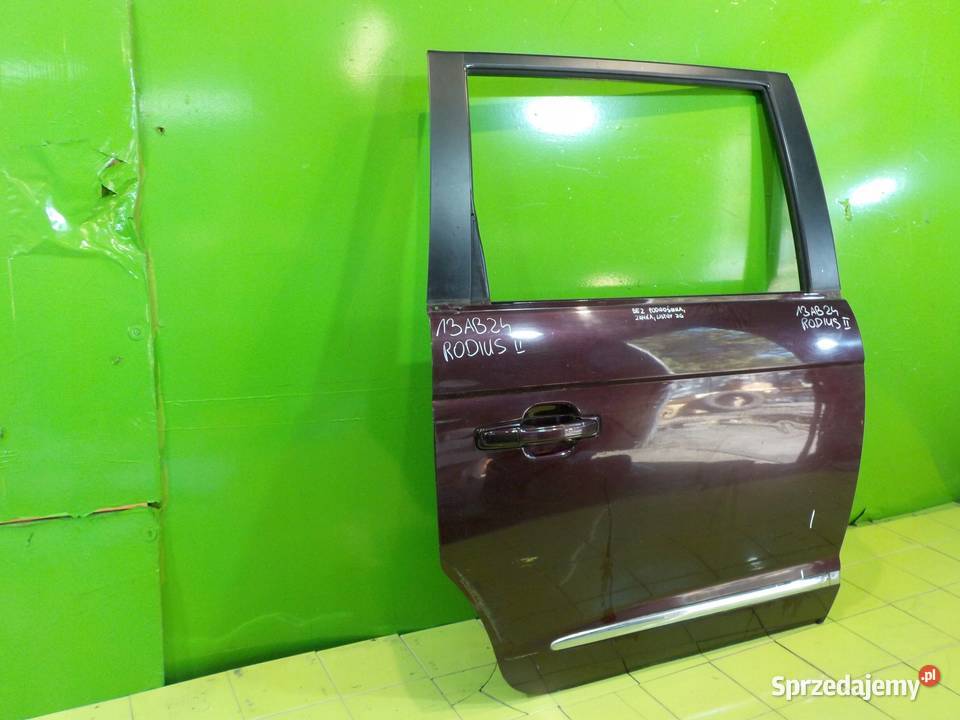 SSANGYONG RODIUS II TURISMO 14r drzwi prawe tyl osobowe Suków