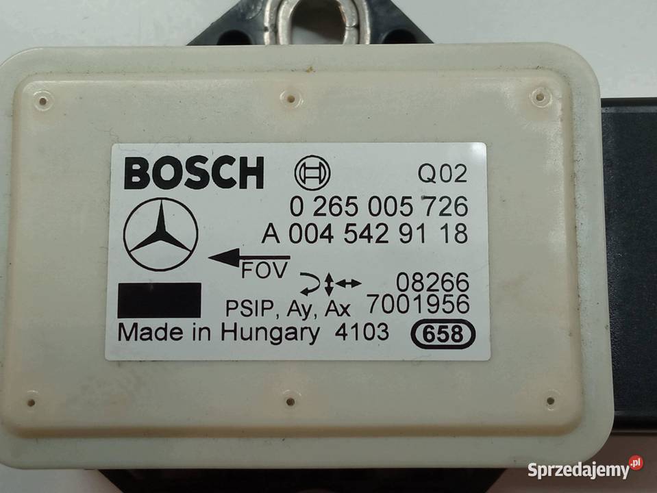 CZUJNIK SENSOR ESP 0265005726 A0045429118 osobowe świętokrzyskie