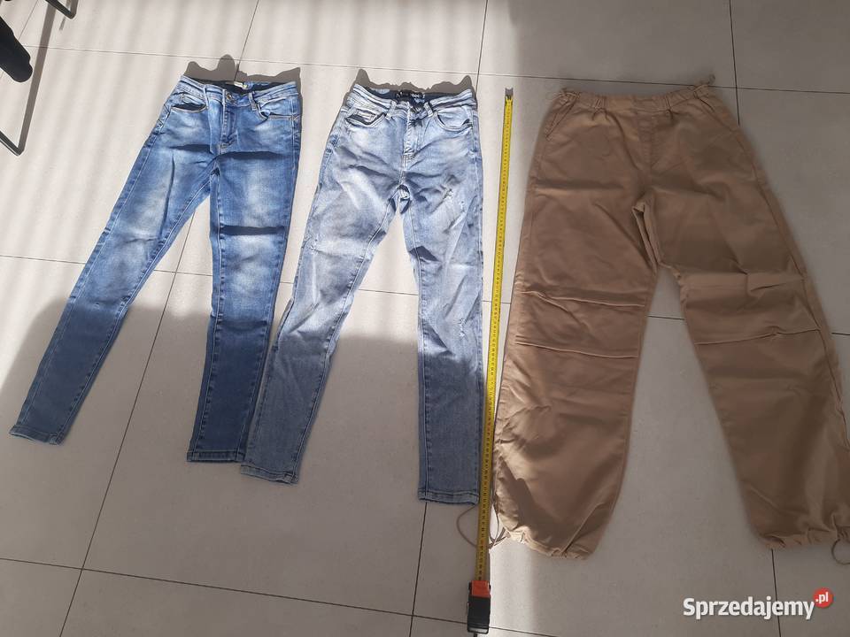 Spodnie damskie x3 buty x2 paski x 5 Całość 100 Opole