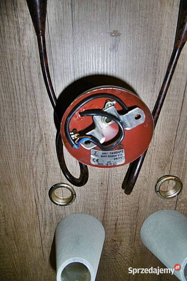 Kinkiet na ścianę 2 x E 14 ITALY włoski Oświetlenie Ostrów Wielkopolski sprzedam