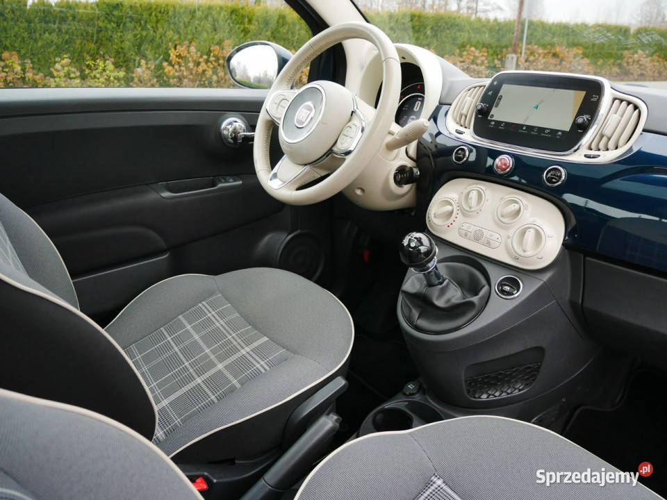 Fiat 500 09 TwinAir 85 Eu6 Navi Panorama śląskie Goczałkowice-Zdrój