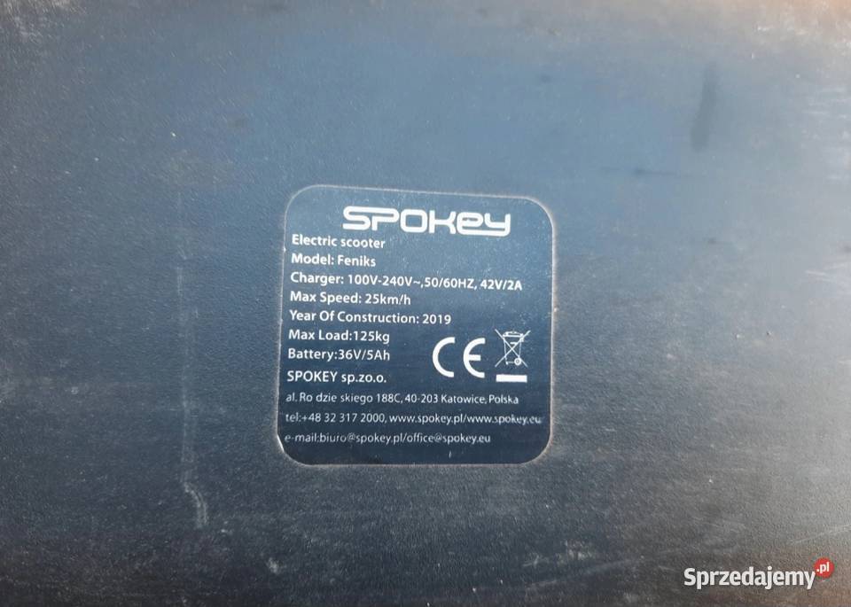 Ładowarka do hulajnogi elektrycznej Pozostałe Sokółka sprzedam