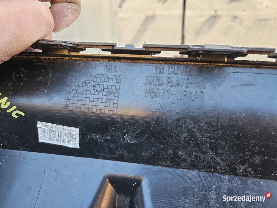 KIA STONIC GT LINE DYFUZOR SPOILER ZDERZAKA TYŁ Międzychód