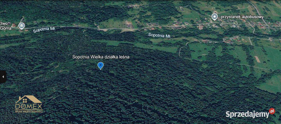Ogłoszenie działka 807 metrów Sopotnia Wielka Sprzedaż