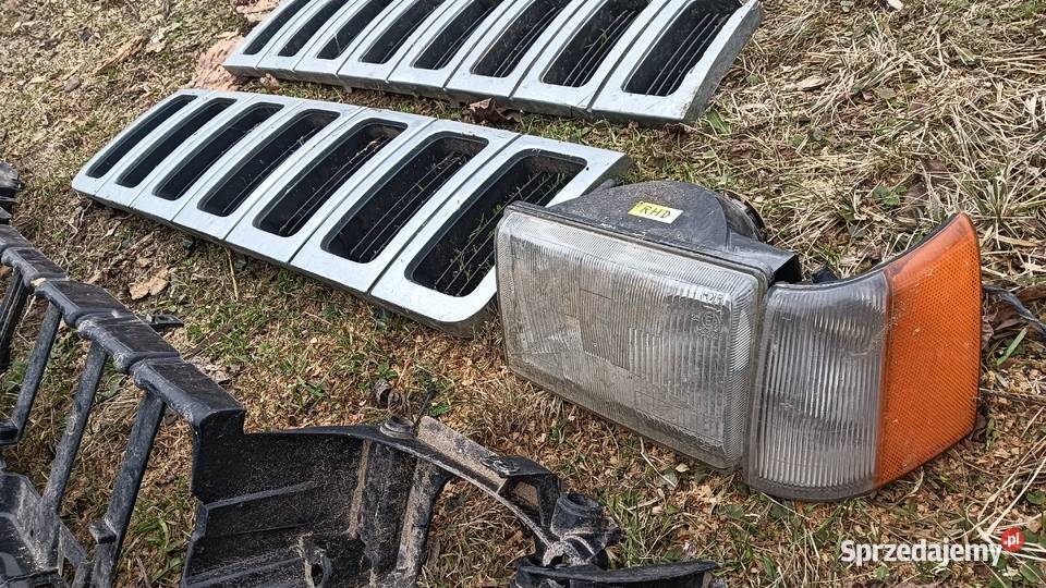 Zderzak Grill lewy reflektor Jeep Grand Cherokee terenowe Motoryzacja Majdan Starowiejski